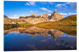 Acrylglasbild Baita Segantini und Pale San Martino - Achim Thomae