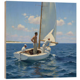 Holzbild Sonniger Tag