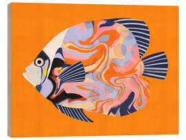 Holzbild Kaiserfisch - EL BUEN LIMÓN