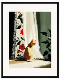 Gerahmter Kunstdruck Sonnige Morgen