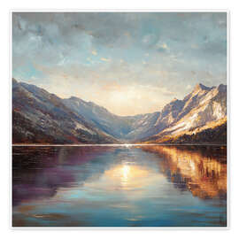 Poster Magie der Spiegelung