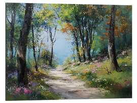 Alubild Frühlingszauber im Wald - artill