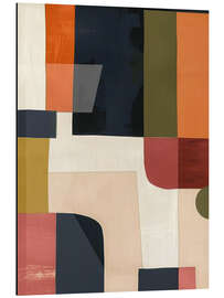 Alubild Stille Geometrie