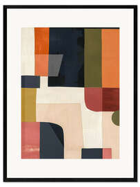 Gerahmter Kunstdruck Stille Geometrie