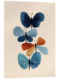 Acrylglasbild Schmetterling in Blüte