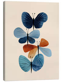 Leinwandbild Schmetterling in Blüte