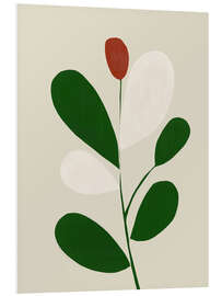 Hartschaumbild Minimale Blüte I