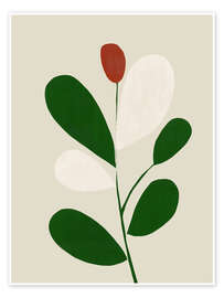 Poster Minimale Blüte I