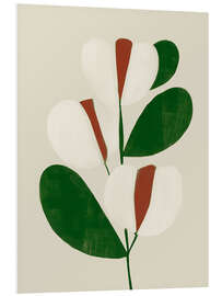 Hartschaumbild Minimale Blüte II