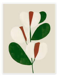 Poster Minimale Blüte II