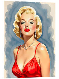 Acrylglasbild Marilyn Monroe