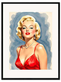 Gerahmter Kunstdruck Marilyn Monroe