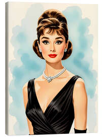 Leinwandbild Audrey Hepburn - nobelart