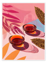 Wandbild Schatten in Bernstein - DejaReve