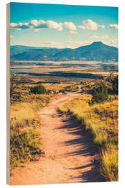 Stampa su legno Rio Chama Valley in New Mexico - Chiara Salvadori