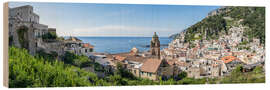 Holzbild Amalfi Panorama - Jan Christopher Becke
