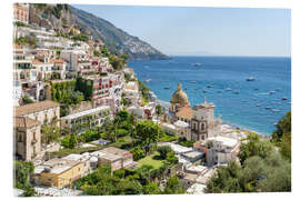 Acrylglasbild Positano im Sommer - Jan Christopher Becke