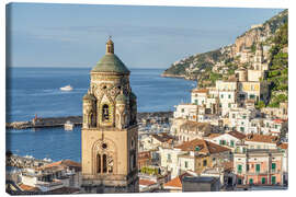 Leinwandbild Die Stadt Amalfi - Jan Christopher Becke