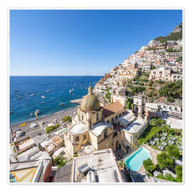 Poster Positano, Italien