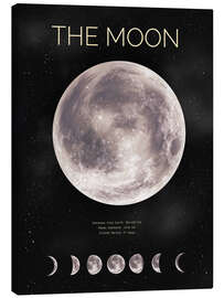 Leinwandbild The Moon - nobelart
