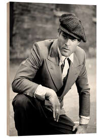 Holzbild Robert Redford, Der Clou, 1973