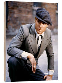 Holzbild Robert Redford, 1973