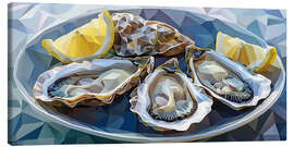 Leinwandbild Geometrische Meeresfrüchte