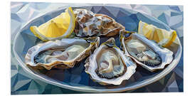 Hartschaumbild Geometrische Meeresfrüchte