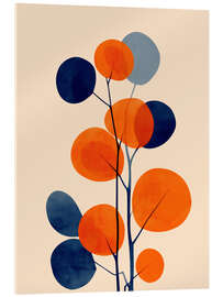 Acrylglasbild Doppelblüte II