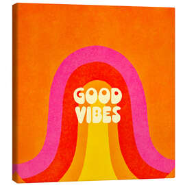 Leinwandbild Retro Good Vibes