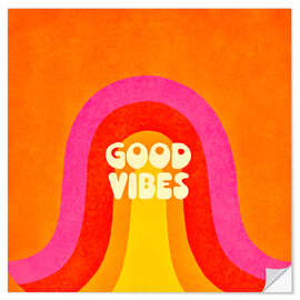 Wandsticker Retro Good Vibes
