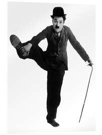 Acrylglasbild Charlie Chaplin in "Der Kleine Tramp", ca. 1915