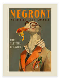 Wandbild Negroni Aperitivo - The Whiskey Ginger