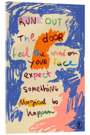 Acrylglasbild Magical Day Message - Sandra Poliakov