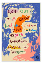 Wandbild Magical Day Message - Sandra Poliakov