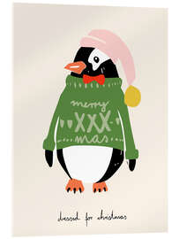 Acrylglasbild Dressed up for Christmas - Annick