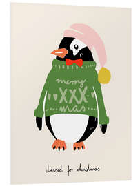 Hartschaumbild Dressed up for Christmas - Annick