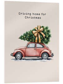 Acrylglasbild Driving home for Christmas - Andreas Magnusson
