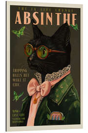 Tableau en aluminium Absinthe - The Ix Life Lounge - The Whiskey Ginger