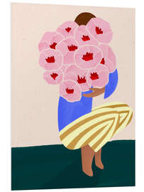 Hartschaumbild Blumenstrauß