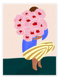 Wandbild Blumenstrauß - Bea Müller