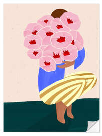 Wandsticker Blumenstrauß