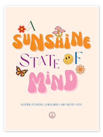 Wandbild A Sunshine State Of Mind - Nazma Khokhar