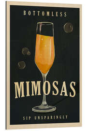 Tableau en aluminium Bottomless Mimosas - The Whiskey Ginger