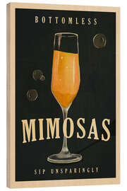 Holzbild Bottomless Mimosas - The Whiskey Ginger