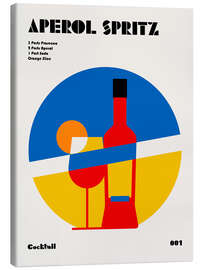 Leinwandbild Aperol Spritz Cocktail Bauhaus - Retrodrome