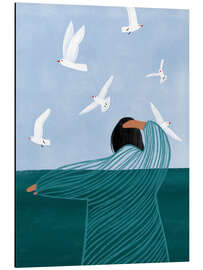 Alubild Ruhe am Meer