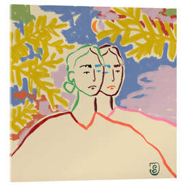 Acrylglasbild Doppelte Gelassenheit - Sandra Poliakov