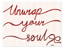 Wandbild Unwrap your soul