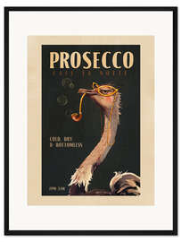 Gerahmter Kunstdruck Prosecco - Café la Notte